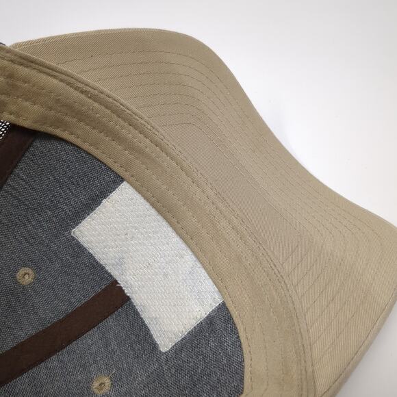 Muley Freak Snapback Trucker Hat Brown One Size Adjustable Mesh Back Embroidered - Picture 8 of 10